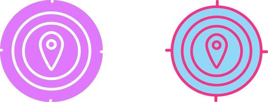 Target Location I Icon vector