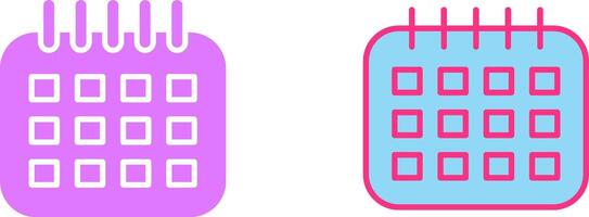 Marked Calendar Icon vector