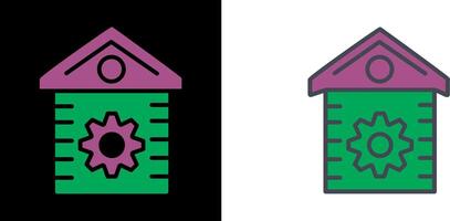 House Setting Icon vector