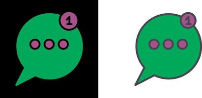 Message Bubbles Icon vector