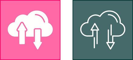 Cloud Storage Icon vector