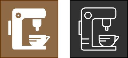 té máquina icono vector