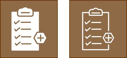 Medical Clipboard Icon vector