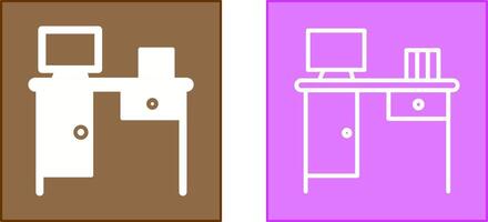 Working Table Icon vector