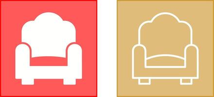 Single Sofa Icon vector