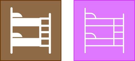 Bunk bed Icon vector