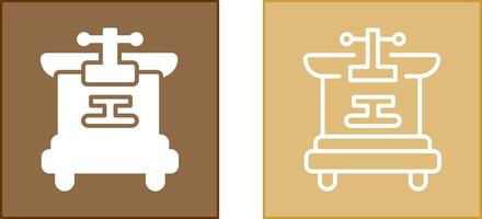 Machine Press Icon vector