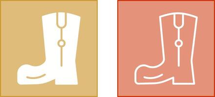 Cowboy Boot Icon vector