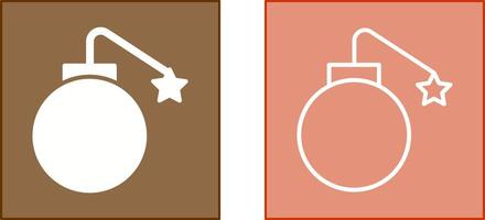 Exploding Cannon Ball Icon vector