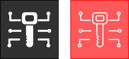 Electronic Key Icon vector