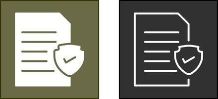 File Protection Icon vector