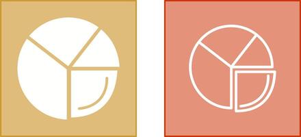 Pie Chart Analysis Icon vector