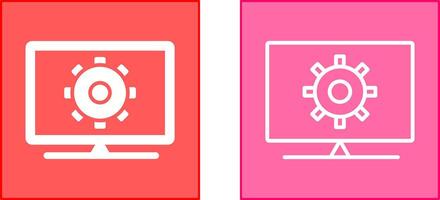 Computer Settings Icon vector