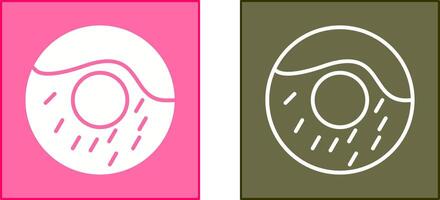 Cream Doughnut Icon vector