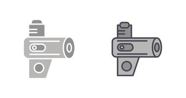 Portable Forced Air Heat Icon vector