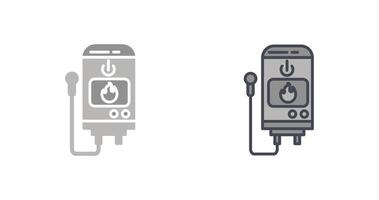 Tankless Water Heater Icon vector