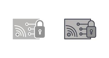 Protected WiFi Icon vector