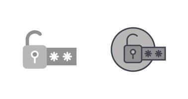 Passcode Lock Icon vector