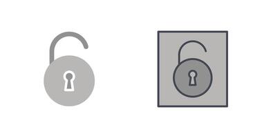 Open Lock Icon vector