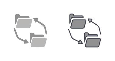 Data Exchange Icon vector