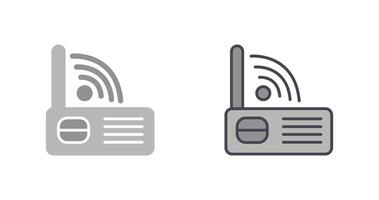 módem Wifi icono vector