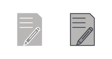 Document Edit Icon vector