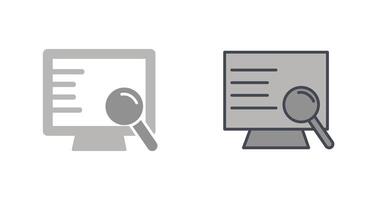 Computer Search Icon vector