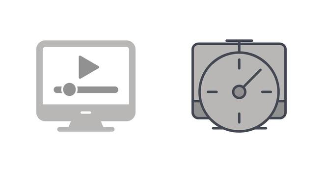 en línea tutoriales icono vector