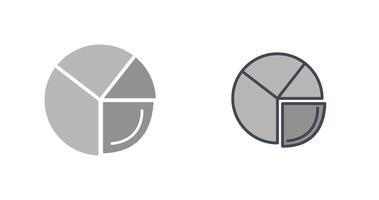 Pie Chart Analysis Icon vector