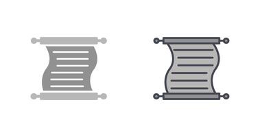 Scroll of Paper Icon vector