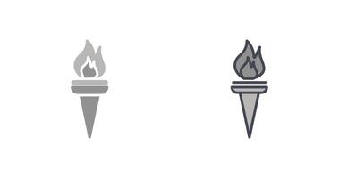 Museum Torch Icon vector