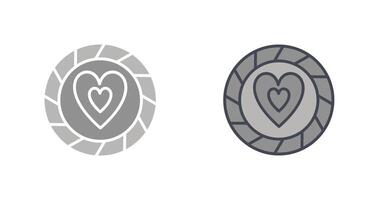 Heart Chip Icon vector