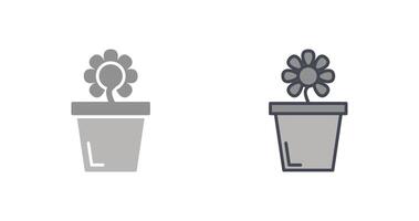 Flower Pot Icon vector