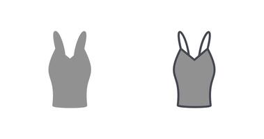 Ladies Vest Icon vector