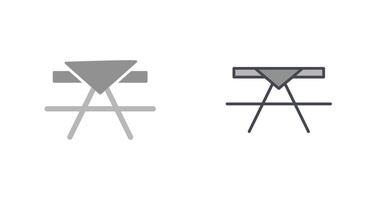 Picnic Table Icon vector