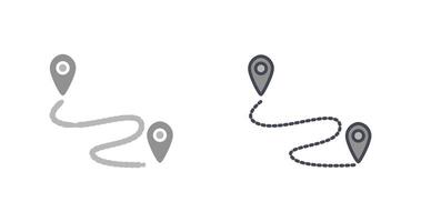 Route II Icon vector