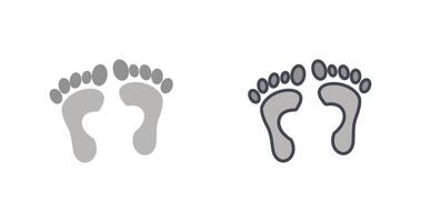 Foot X ray Icon vector