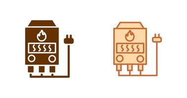 Electric Furnace Icon vector