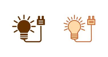 Electric Bulb Icon vector