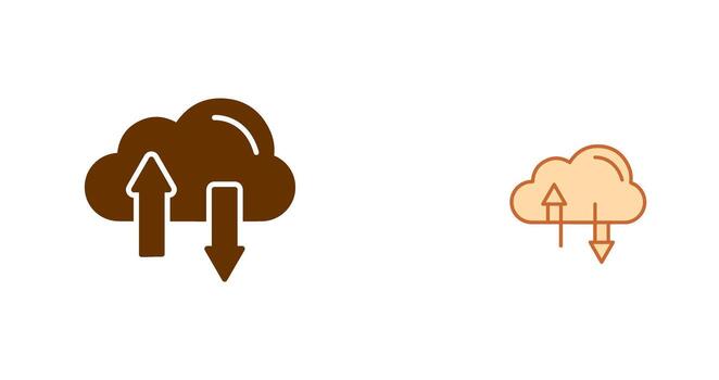 Cloud Storage Icon vector