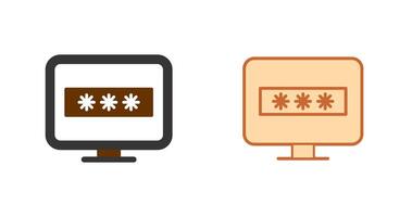 System Password Icon vector