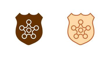 Police Badge Icon vector