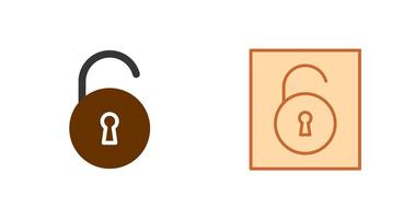 Open Lock Icon vector