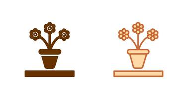 Flower Pot Icon vector