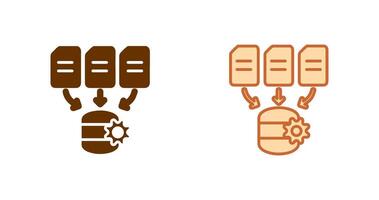 Data Processing Icon vector