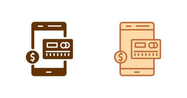 Mobile Banking Icon vector