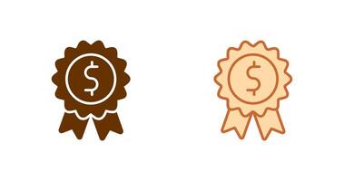 Dollar Badge Icon vector