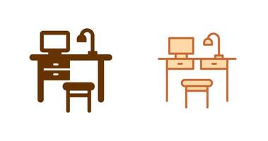 Simple Desk Icon vector