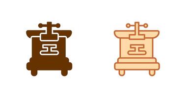 Machine Press Icon vector