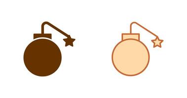 Exploding Cannon Ball Icon vector